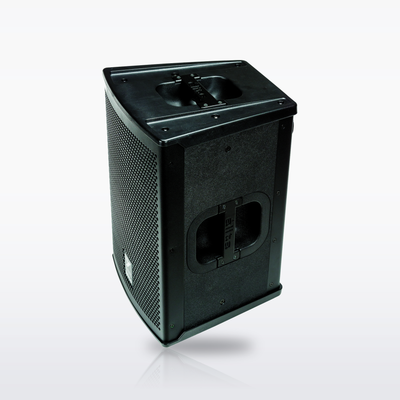 Yorkville EF10 Elite 10-inch unpowered loudspeaker, angled view showing the handles