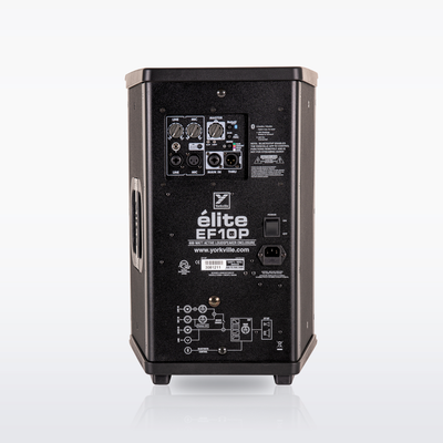 Yorkville EF10P Elite powered loudspeaker, rear view