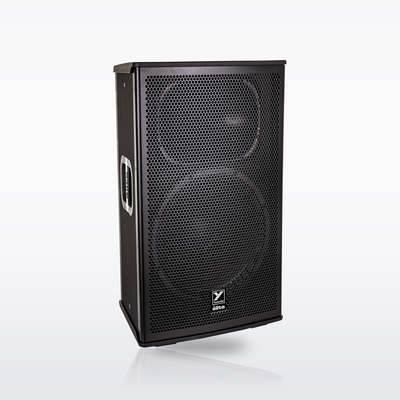 Yorkville EF15P Elite powered loudspeaker, angled view