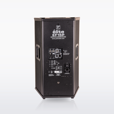 Yorkville EF15P Elite powered loudspeaker, rear view
