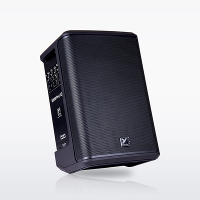 Yorkville EXM Pro10 in tilted position, three-quarter view