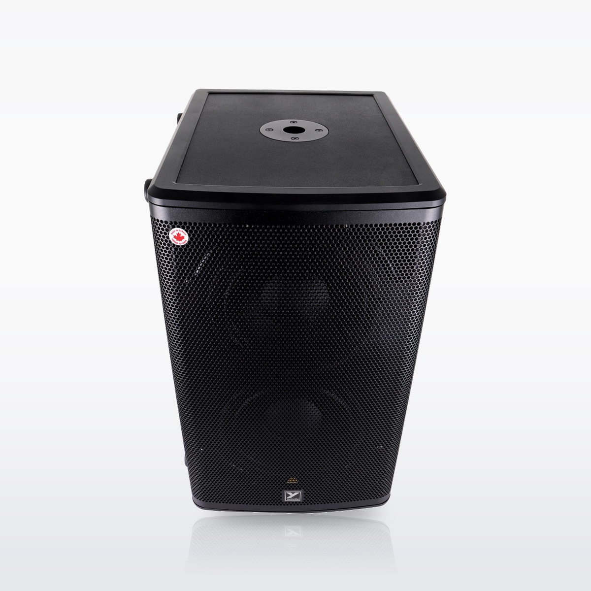 Yorkville EXM ProSub battery-powered subwoofer, side view