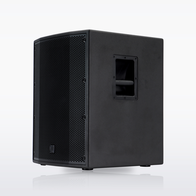 Yorkville YXL15SP powered subwoofer, side view