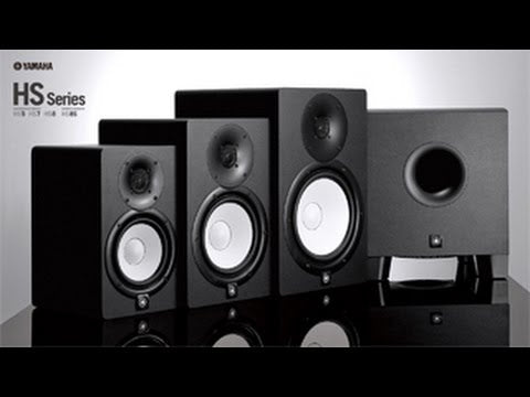 Yamaha HS Series powered studio monitor video