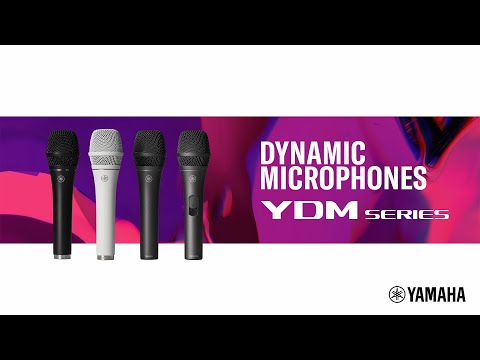 Yamaha YDM Series dynamic microphone video