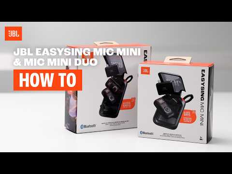 JBL EasySing Mic Mini & Mic Mini Duo | How to Set Up and Use Your Microphone (official JBL video)