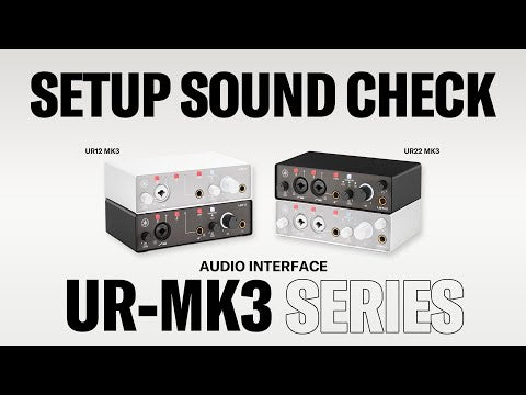 Get Started Fast! UR-MK3 Setup Guide in 3 Minutes (official Yamaha video)